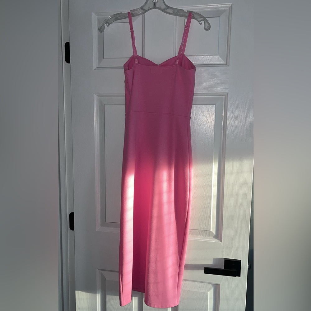 Pink mid dress